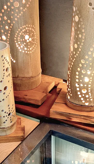 竹あかりの写真