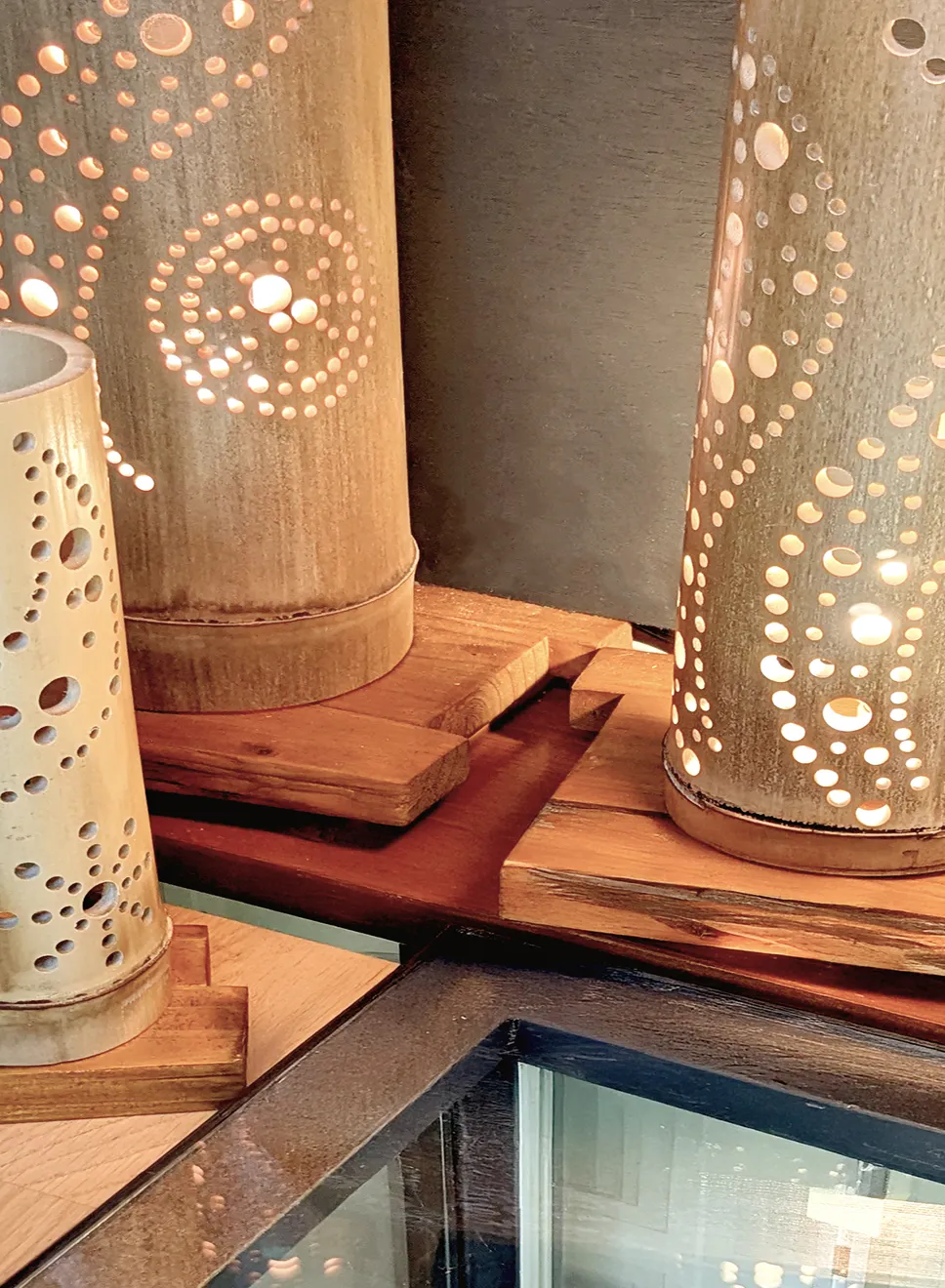 竹あかりの写真